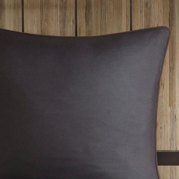 Woolrich Rustic Lodge Cabin Comforter Set - All Season Down Alternative Warm Bedding Layer and Matching Shams, Oversized Queen, Bitter Creek, Grey/Brown - Image 9
